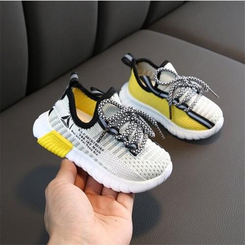 2019 Autumn Children Shoes Boys Girls Sport Shoes Breathable Infant Shoes Sneakers Soft Bottom Non-slip Casual Kids Shoes