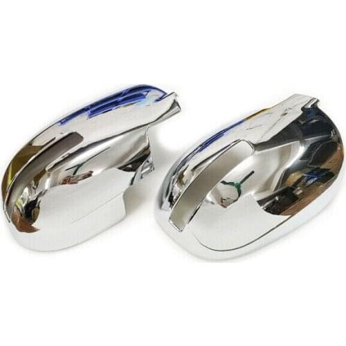 Chrome Side Mirror Cover With Turn Signal Cutout For Mitsubishi Outlander 13-19