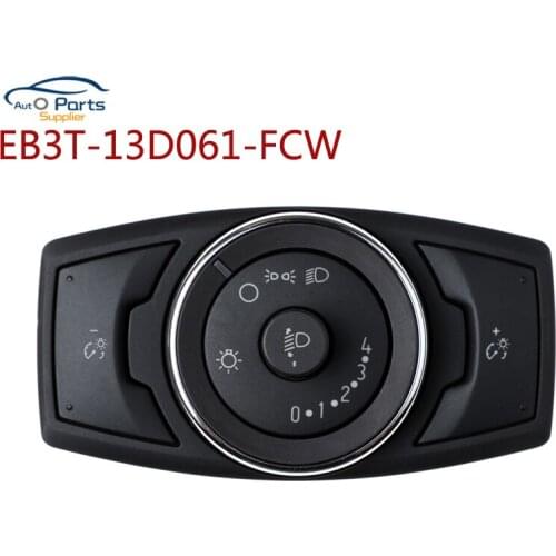 New EB3T-13D061-FCW Headlight Fog Light Lamp Control Switch Module Button For Ford F-150 EB3T13D061FCW