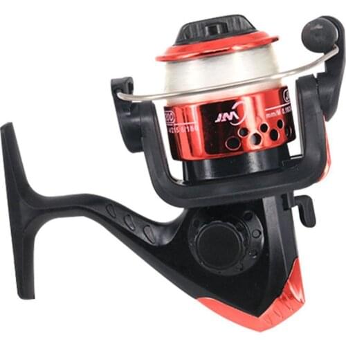 3 Bearing Balls Plastic Ice Fishing Reels Mini High Speed Spinning Fishing Reel with 60m Transparent Line Fishing Supplies