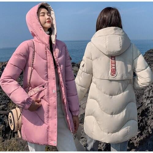 Down Parka Women Winter Coat Long Jacket Ladies Thick Warm Hooded Parkas Female Cotton Padded Overcoat Outwear Snow Wear 2020