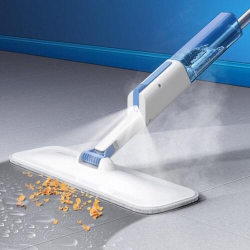 Spray Mop Microfibre Aluminium Spin Kitchen No Hand Wash Wood Floor Telescopic Mop Rectangle Limpieza Hogar Home Cleaning DG40TB