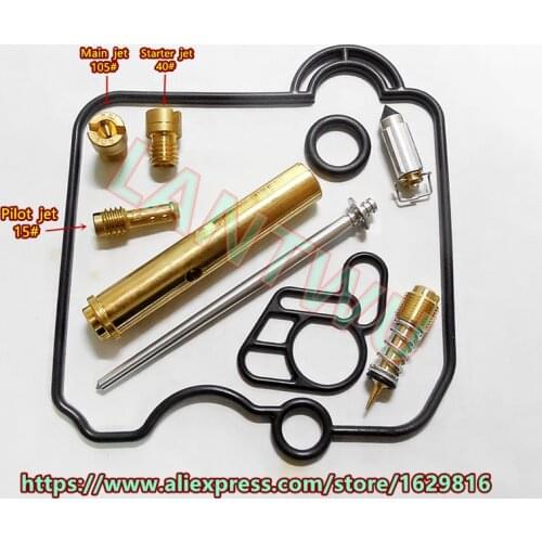 4 set/pack) Bandit 250 (GSF250) GJ74A Mikuni carburetor repair kit With Jet needle (J.N.) and Needle jet (N.J.) And rubber kit