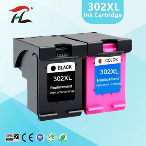 Remanufactured 302XL Replacement for HP 302 FOR HP302 XL Ink Cartridge for Deskjet 1110 1111 1112 2130 2131 printer