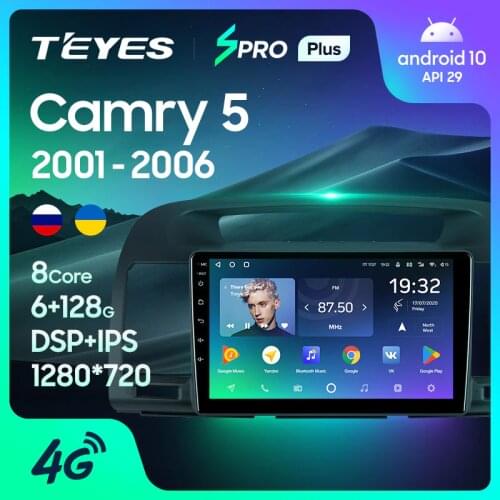 TEYES SPRO Plus For Toyota Camry 5 XV 30 2001 - 2006 Car Radio Multimedia Video Player Navigation GPS Android 10 No 2din 2 din dvd