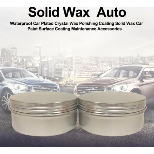 Waterproof Car Plated Crystal Wax Polishing Coating Solid Wax Car Paint Surface Coating Maintenance Accessories Free Shipping