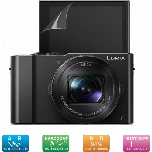 6pcs, 3pack) LCD Guard Film Screen Display Protector for Panasonic Lumix DMC-LX10 / DMC LX10 LX15 LX7 LX5 Digital Camera