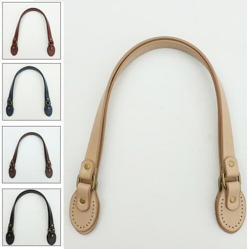 1/2 Pcs Bag Strap Belt Adjustable Handbag Band Shoulder Bag Solid Color Bag Handles Detachable PU Leather 62cm