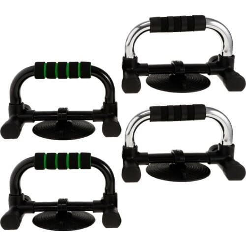 1 Pair Professional Fitness Push Up Bar Push-Ups Stands Sit Up Bars with Comfortable Foam Grip and Anti-Slip Suction Cup
