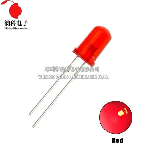 1000pcs 5mm LED Diode F5 Assorted Kit White Green Red Blue Yellow Orange Pink Purple Warm White DIY Light Emitting Diode