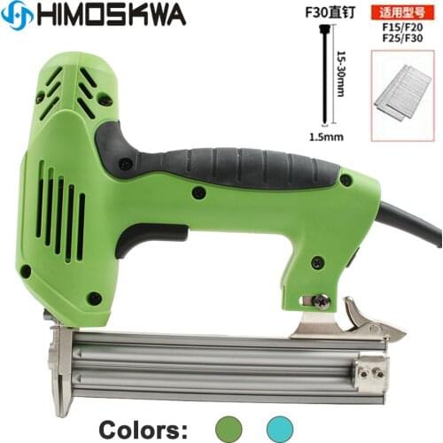 1800W~2000W Electric Nailer and Stapler Furniture Staple Gun for Frame with Staples & Nails Carpentry Woodworking Tools 220V F30