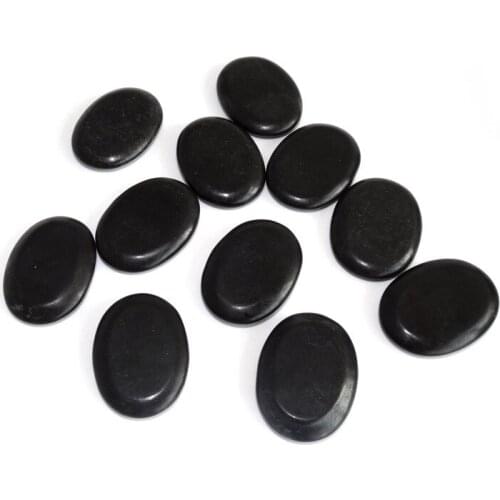 20 pcs Natural Energy Massage Stone Set Hot SPA Rocks Basalt Stone 3*4cm Hot compress stone Pain Relief Health Care Tool