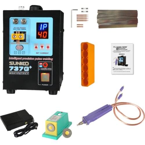 737G+ Spot Welder 4.3KW High Power Automatic Pulse Spot Welding Machine 18650 Lithium Battery Welding With Handheld Welder Pen
