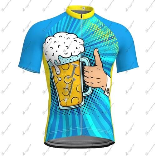 Retro Classic Mens Cycling Jersey Short Sleeve велосипед MTB Jersey Bicicleta Clothes Bike Wear Ropa Ciclismo BOUYGUES
