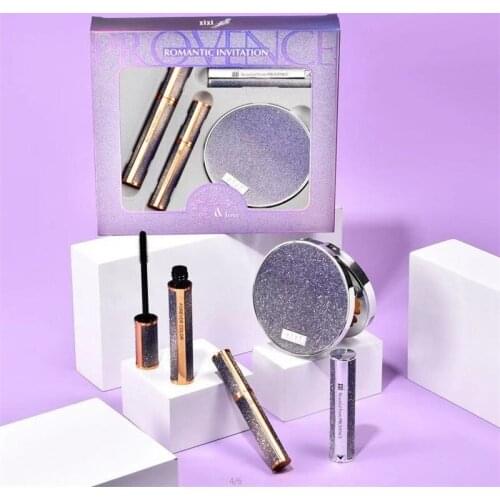 Cosmetics Makeup Set Lipstick Eye Shadow Waterproof Mascara Set Full Set Of Beginner Set Gifts Makeup Kit Eyes Makeup TSLM1
