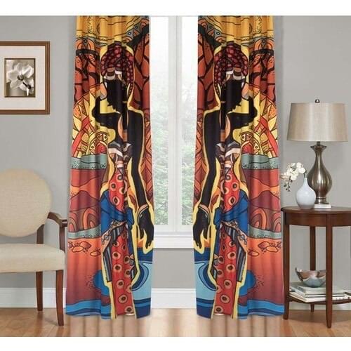 Kozzy Home RFE171 Satin Printed Single Wing Backdrop Curtain 135x270 cm