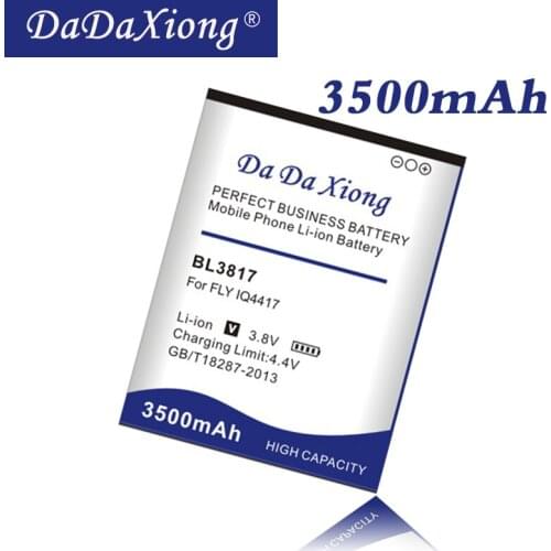 Da Da Xiong 3500mAh BL3817 Li-ion Phone Battery for FLY IQ4417 Phone Battery