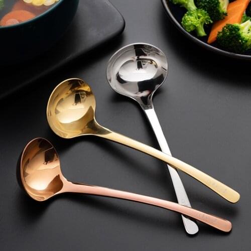304 stainless steel spoon, noodle and soup spoon, long-handled hot pot seasoning spoon, kitchen soup spoon