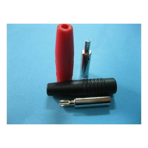 Copper Banana Jack For 4mm Banana Plug Red and Black 2 colors 200 Pcs per lot Hot Sale High Quality