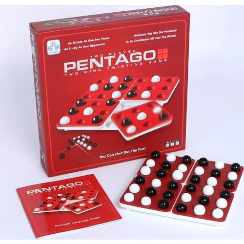 Minstwister Pentago Multi Player Game Pentago Game - Multiplayer for 2,3 or 4 with English,Russian Multiple language rules
