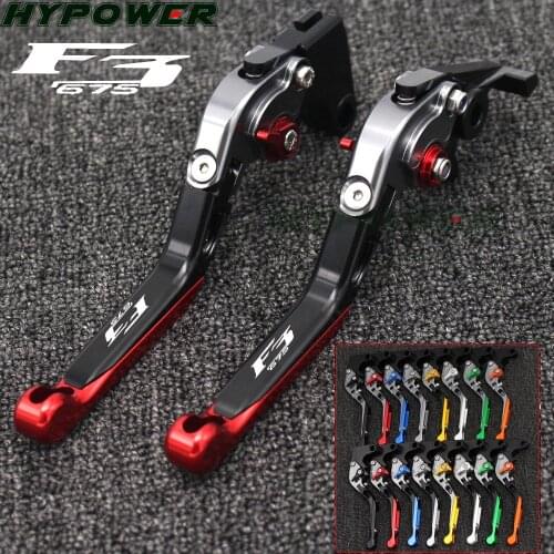 Motorcycle Folding Extendable CNC Moto Adjustable Clutch Brake Levers For MV AGUSTA F3 675 F3675 2014 2013 2015 2016 2017 2018