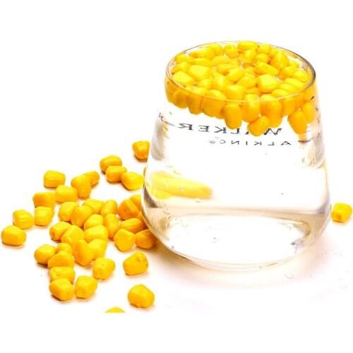 50pcs/pcs Silicone Soft Bait Corn Smell Carp Fishing Lure Set Plastic Floating Lures Artificial Bait Pond lake fishing Tackle