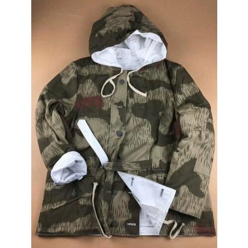 WWII German ARMY Tan&Water Swamp Camo Winter Reversible Parka WW2 Military Uniform War Reenactments