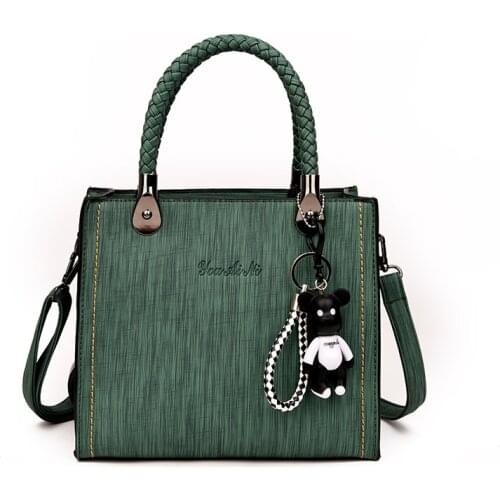 New Shoulder Bag Handbag Messenger Bag Women Girls Knitting Flap Purses and Handbags