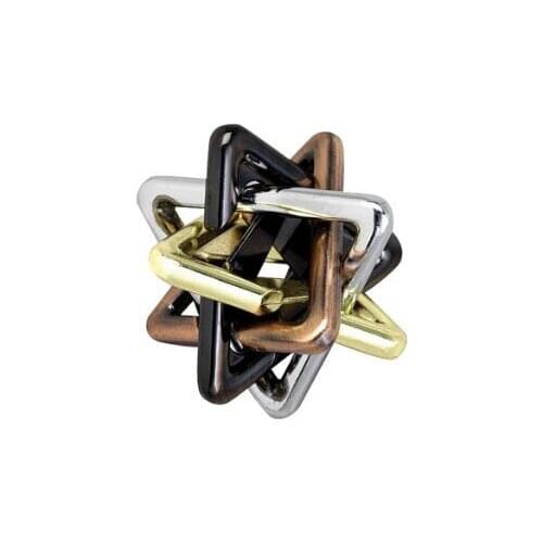 2020 New Arrival IQ 3D Metal Brain Teaser Puzzle Game Baffling Puzzles for Adults