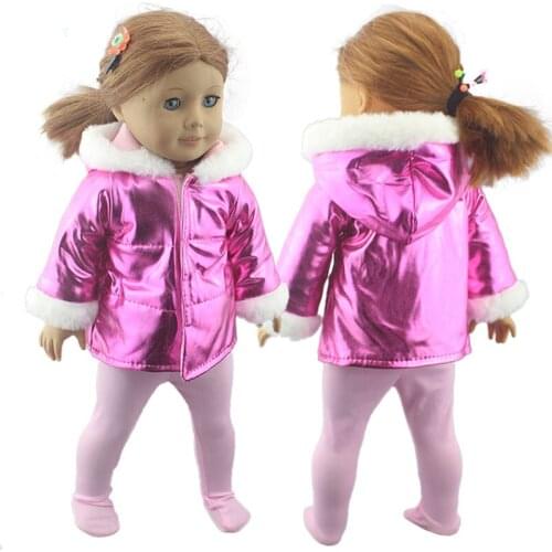 New lovely Down Jackets suit Clothes Fit American Girl 18 Inch Doll Clothes And Accessories Dresses (Shoes are not included)