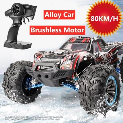 Update RC Racing Competition Cars Off-road Climbing Vehical 2.4G 4WD RTR 80km/h Brushless Motor Water Drifting Alloy Waterproof