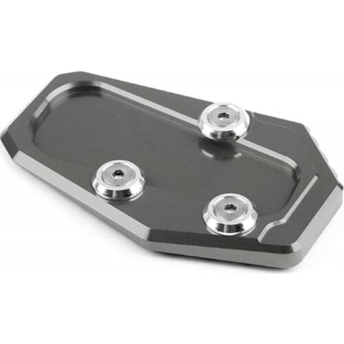 For R1200RT 2014 2015 Motorcycle Plastic Side Stand Moto Bike Kickstand Non-slip Plate Side Extension Support Foot Pad Base