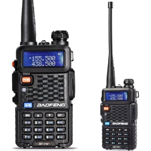 Walkie talkie Baofeng BF-F8 Plus dual band VHF136-174MHz&UHF400-520MHz dual band dual display two way radio