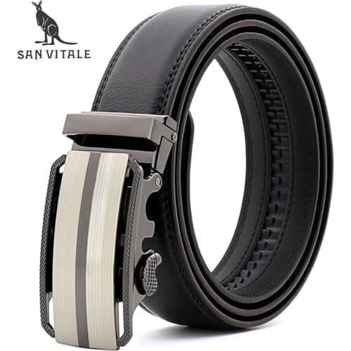 Men Belts Genuine Leather Belt High Quality 2017 New Designer Belts Men Luxury Brand Straps Male Waistband Buckle Belt for Jeans