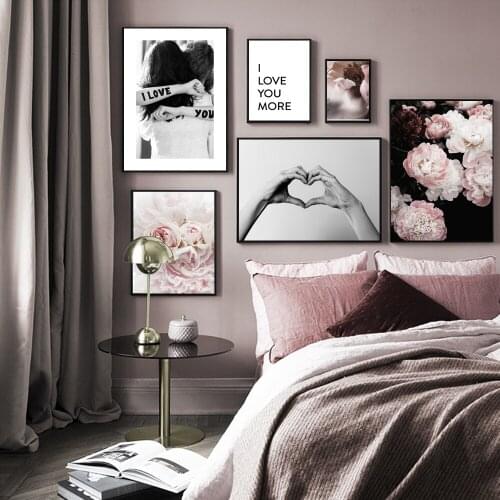 Nordic Fashion Posters Flowers Canvas Painting Quote Wall Art Pictures For Living Room Modern Home Decorative Prints On The Wall