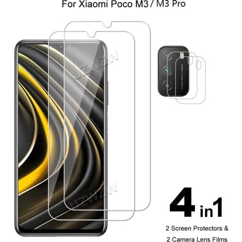 UZWZW Screen Protectors For Xiaomi Poco M3