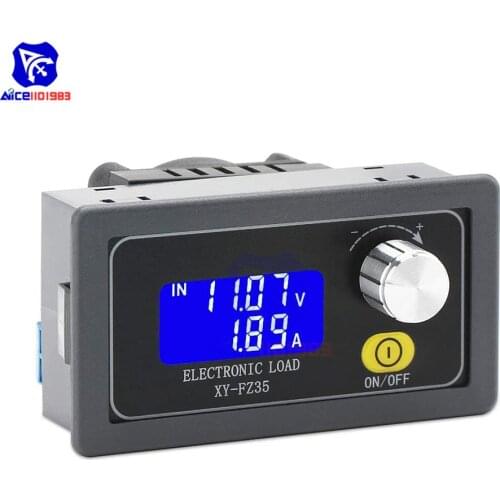 Diymore FZ35 5A 35W/FZ25 4A 25W Battery Capacity Resistor Tester Voltmeter Ammeter Adjustable Constant Current Electronic Load