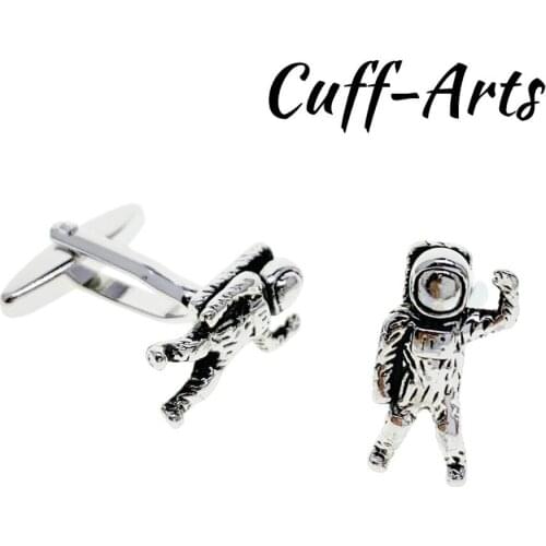 Cufflinks for Men Spaceman Alien UFO Cufflinks Gifts for Men Bouton De Manche Gemelos Gemelli Spinki by Cuffarts C10431