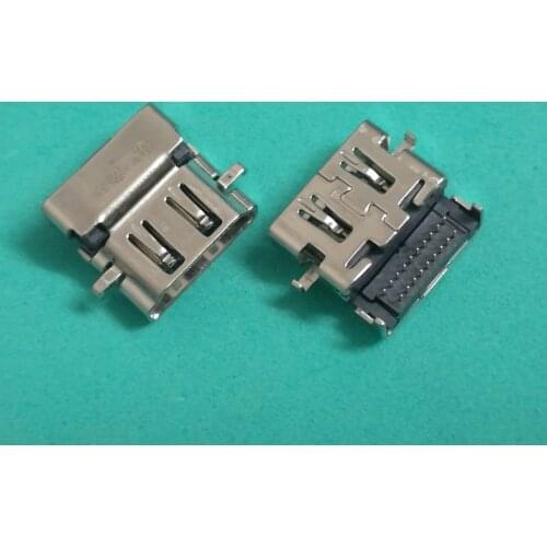 10pcs New Replacement HDMI Female Jack / PCB Socket Connector / 19P HDMI Port for Asus for Lenovo for HP Etc Laptop Motherboard