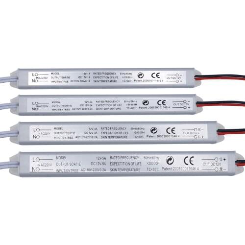 12V 2A 1A 3A 5A LED Driver 12V Power Supply 220v to 12V Switching LED Driver Lighting Transformer 220V 24W 36W 60W For LED Light