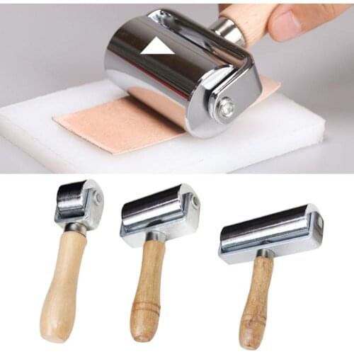 26/60/100mm Leather Glue Edges Laminating Roller Craft Diy Handmade Crease Tool Leather Craft Roller Handmade Leather Tools