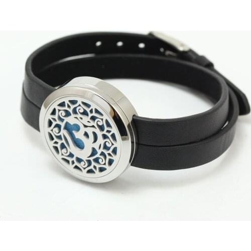 3 pcs/lot 30MM Stainless Steel Cabalistic symbols Essential Oils Aromatherapy Perfume Diffuser Bracelets