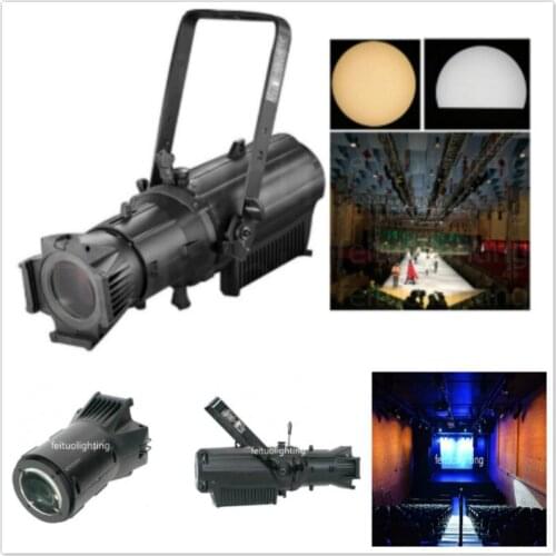 6pcs carton package ) High quality 600W CW WW (2in1 300W) Bi-color Die-casting Aluminum LED Profile Spot Light for Studio