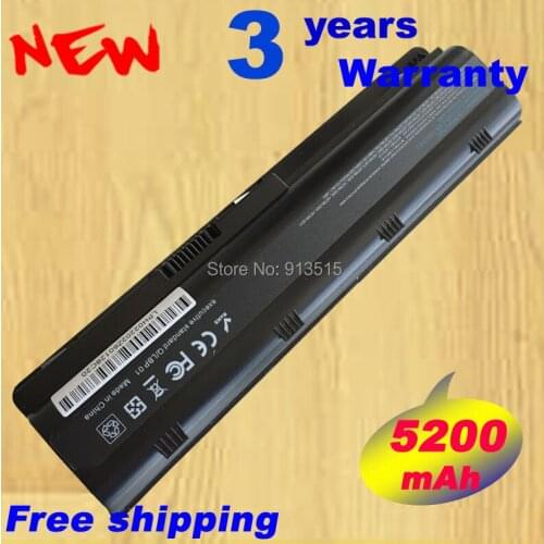 6 Cells 5200mAh battery for HP Compaq MU06 MU09 CQ42 CQ32 G62 G72 G42 G72 G4 G6 G7 593553-001 DM4 Battery