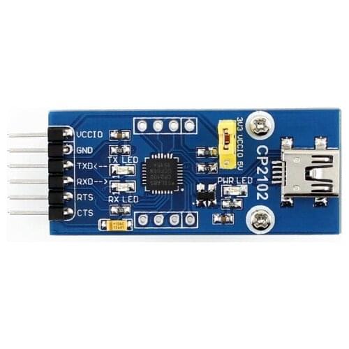 CP2102 USB To UART Module, USB Mini Connector, Supports Mac, Linux, Android, WinCE, Windows 7/8/8.1