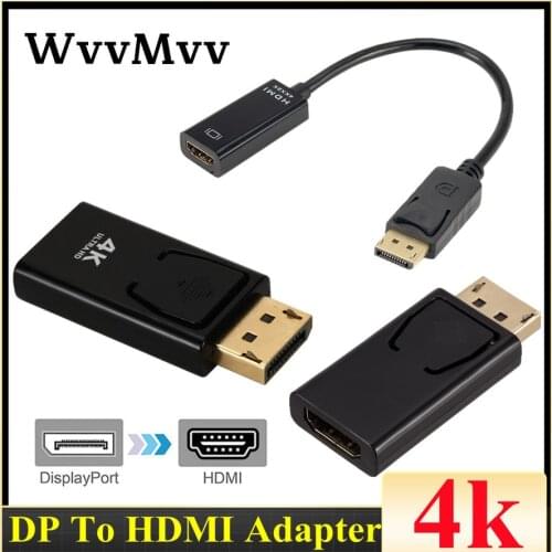 DP To HDMI-Compatible 4K 1080P Male To Female DisplayPort Cable PC TV Mini Projector Television Monitor Projetor For Hp Laptop