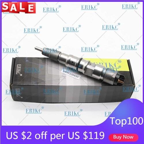 ERIKC 0445120439 0445 120 438 0 445120 437 High Pressure Common Rail Injector 0445 120 439 Spart Part Injection for Bosch
