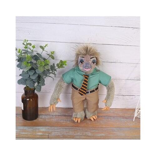 Disney Cartoon Zootropolis simulation sloth Plush Toys Soft Stuffed Animal Doll Halloween party props