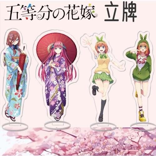 Anime The Quintessential Quintuplets Acrylic Stand Figure Creativity Desktop Standing Plate Decoration Model Toy Gifts