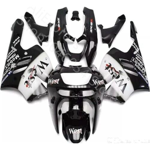 Fit Motorcycle Fairing Kit for KAWASAKI Ninja ZX9R 94 95 96 97 ZX 9R 1994 1995 1996 1997 ABS black WEST Bodywork
